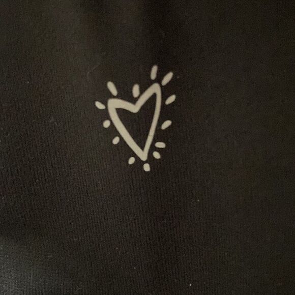 Betsey Johnson Performance Wm’s Sz Med Black White Polka Dot Cropped Leggings - Picture 5 of 5